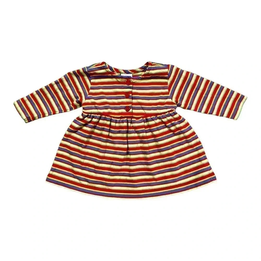 Hanna Andersson | Striped Infant Dress (3-6 mos)
